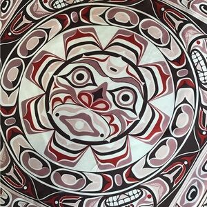 Vintage SKEMO Native design Neck Scarf